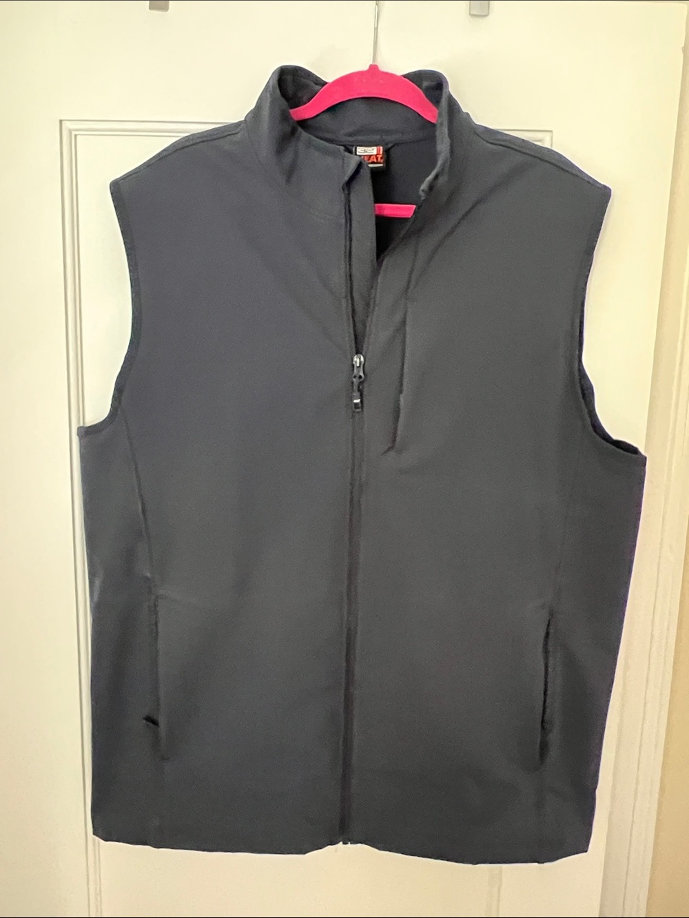 32 Degrees Men's Charcoal Full-Zip Softshell Vest
